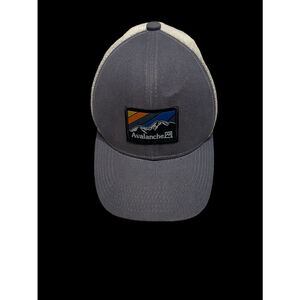 Avalanche Hat Blue White OSFM Unisex Mesh rainbow trucker SnapBack